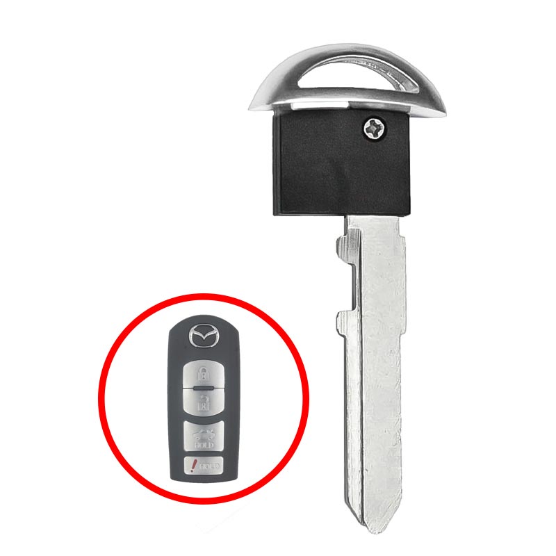 2009-2020 Mazda Smart Key Emergency Blade / w/o Chip / AFTERMARKET 2009-2020 Mazda Smart Key Emergency Blade / w/o Chip / AFTERMARKET